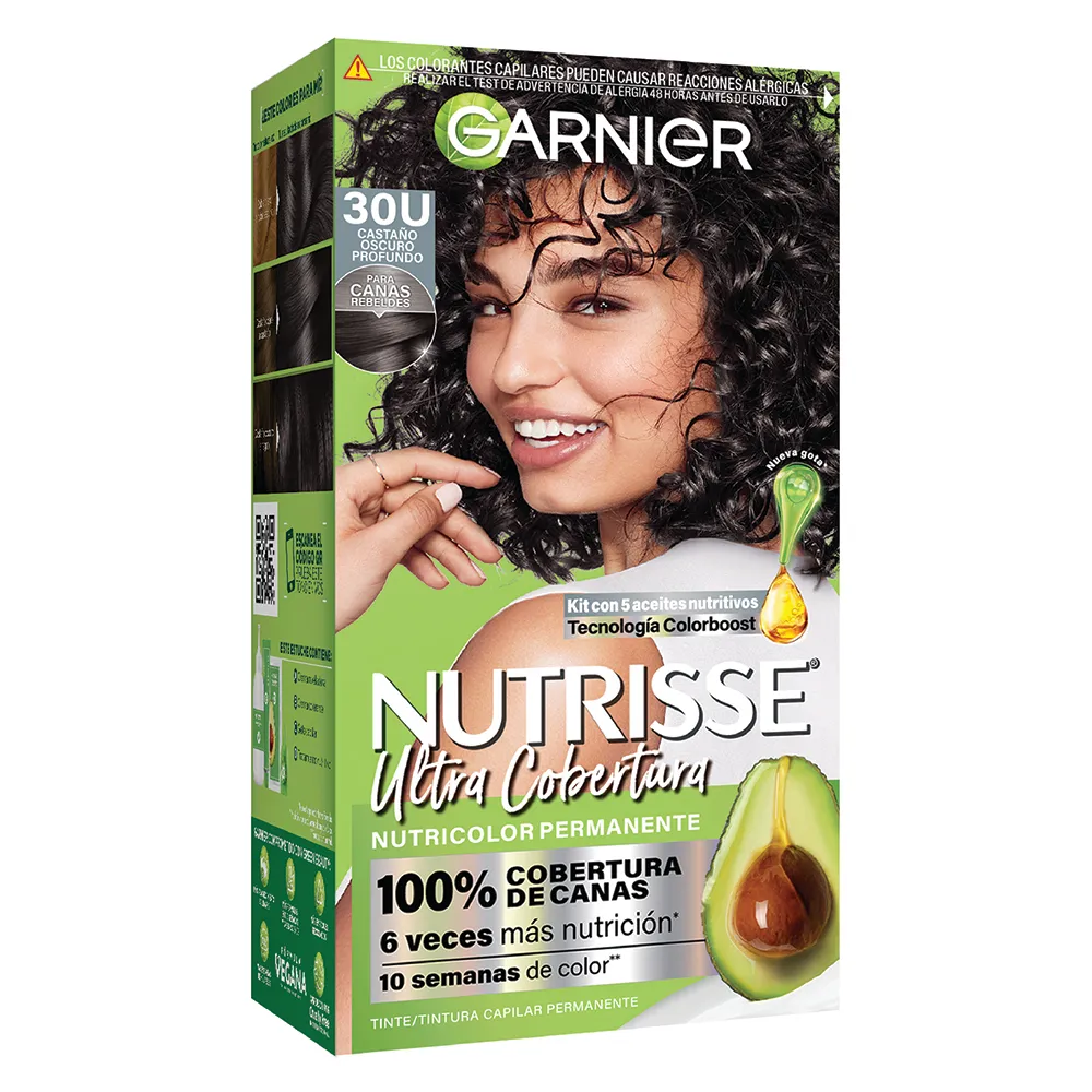Garnier Kit Coloración Permanente Nutrisse Ultra Cobertura x 45 g