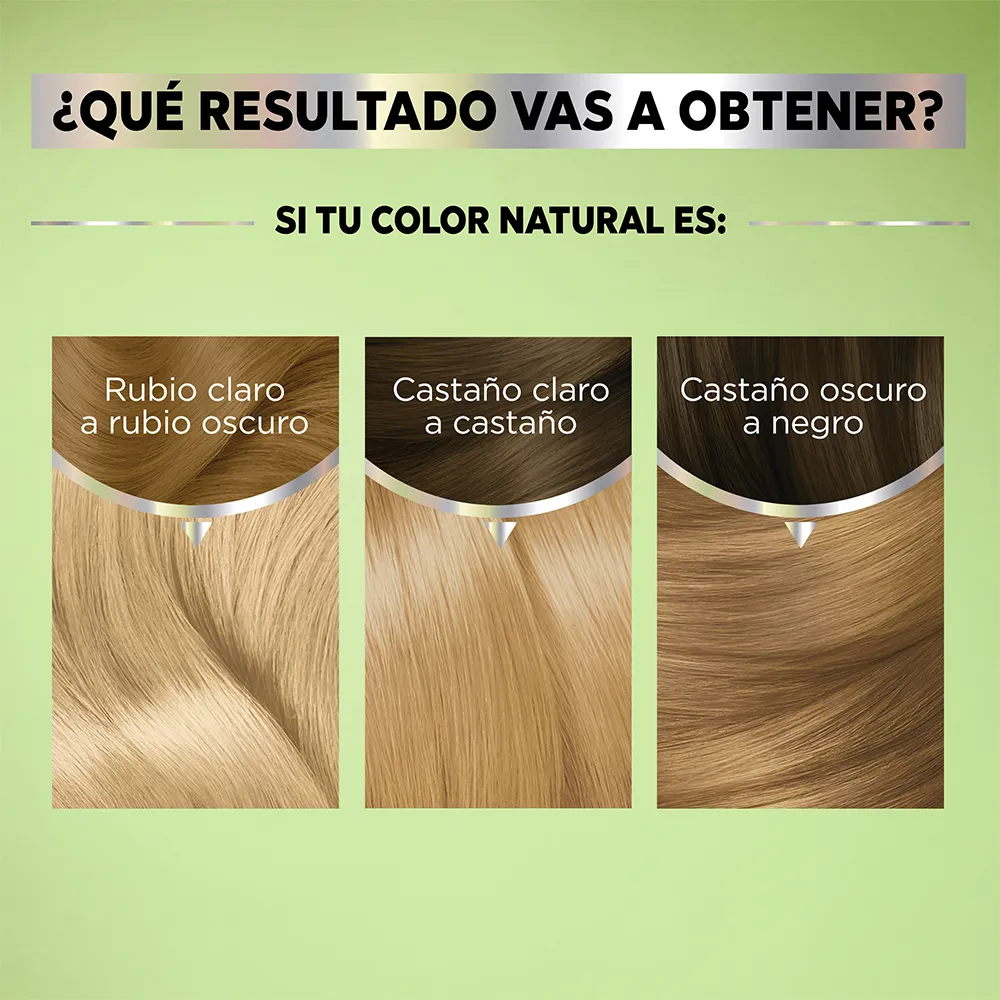 Garnier Kit Coloración Permanente Nutrisse Colorissimo UA Rubio Dorado Maracuyá x 45 g