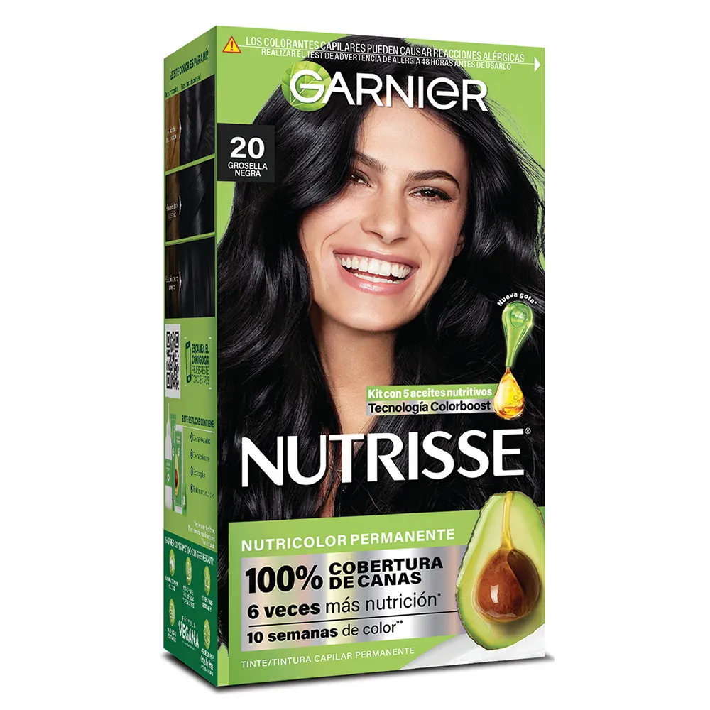 Garnier Kit Tintura Nutrisse Mascarilla Nutricolor Permanente