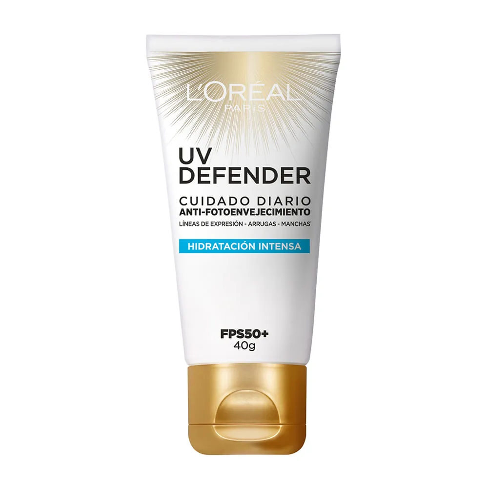L'Oréal París Protector Solar L'Oréal Paris UV Defender Hidratación Intensa Fps 50+ x 40 g