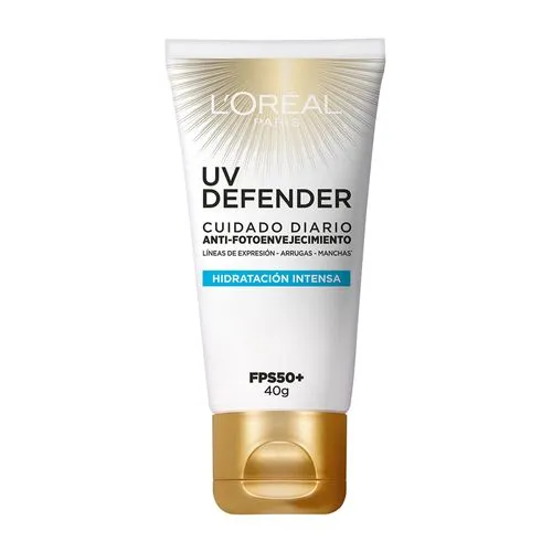 L'Oréal París Protector Solar L'Oréal Paris UV Defender Hidratación Intensa Fps 50+ x 40 g