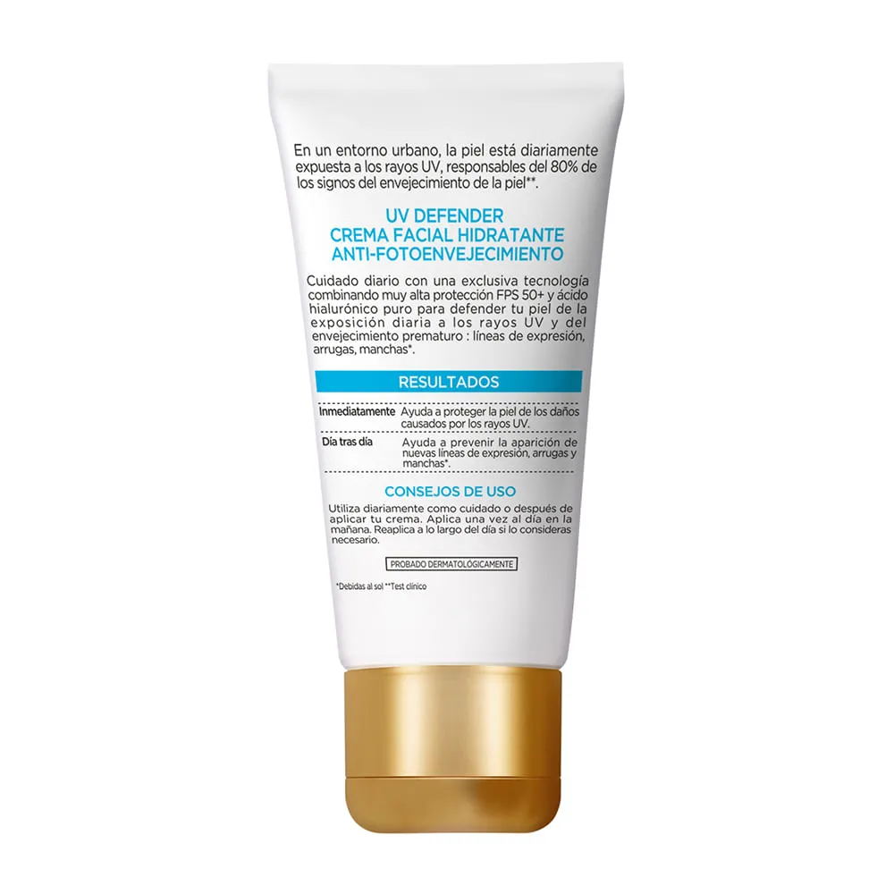 L'Oréal París Protector Solar L'Oréal Paris UV Defender Hidratación Intensa Fps 50+ x 40 g