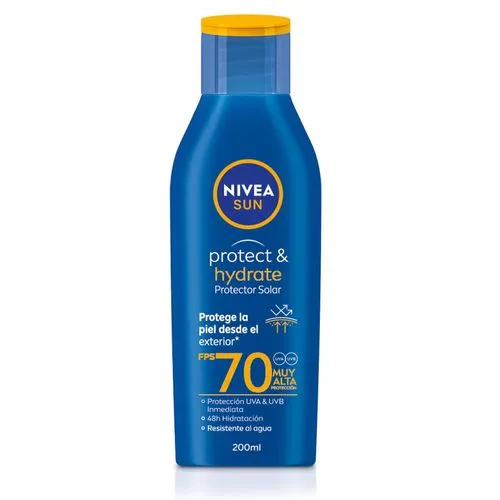 Nivea Protector Solar Nivea Protect & Hydrate Loción Humectante Fps 70 x 200 ml