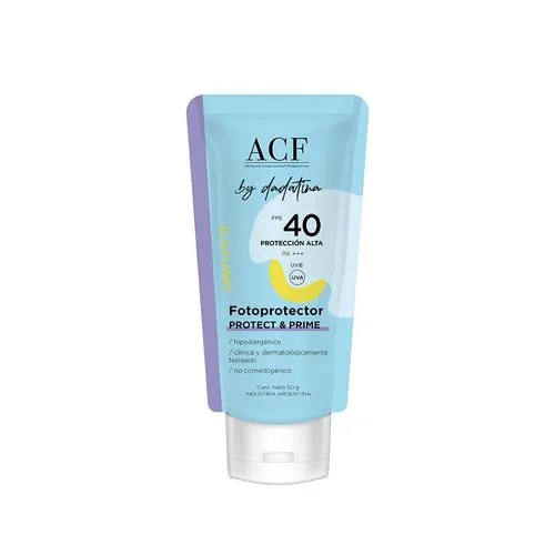 Acf Fotoprotector Acf By Dadatina Uv Spf 40 Protect & Prime x 50 g
