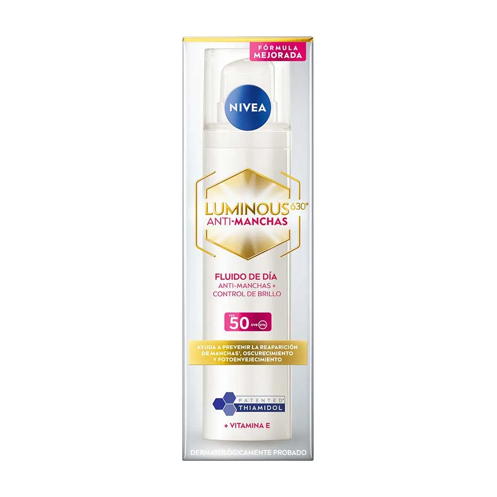 Nivea Fluido Facial Antimanchas de Día Nivea Luminous630 FPS 50 x 40 ml