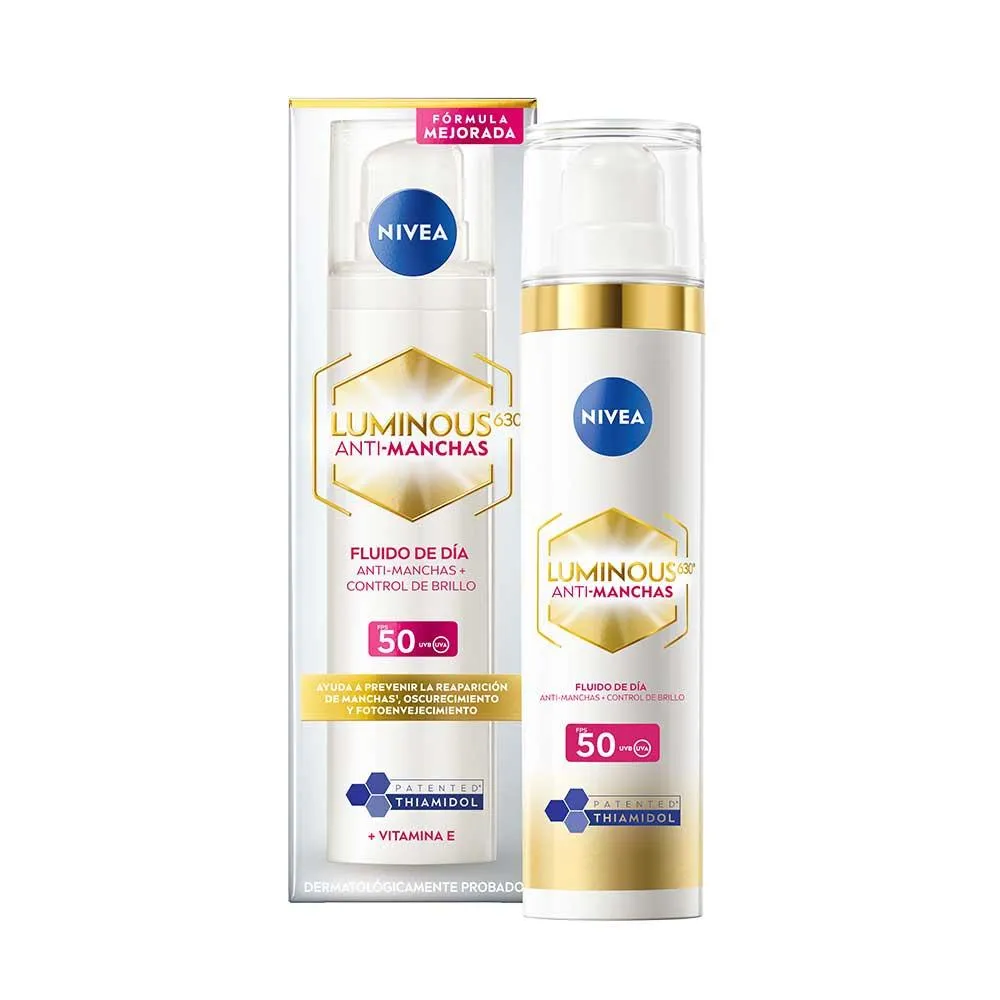 Nivea Fluido Facial Antimanchas de Día Nivea Luminous630 FPS 50 x 40 ml