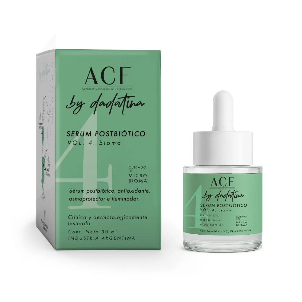 Acf Sérum Facial Acf By Dadatina Postbiótico Vol 4 Bioma x 30 ml