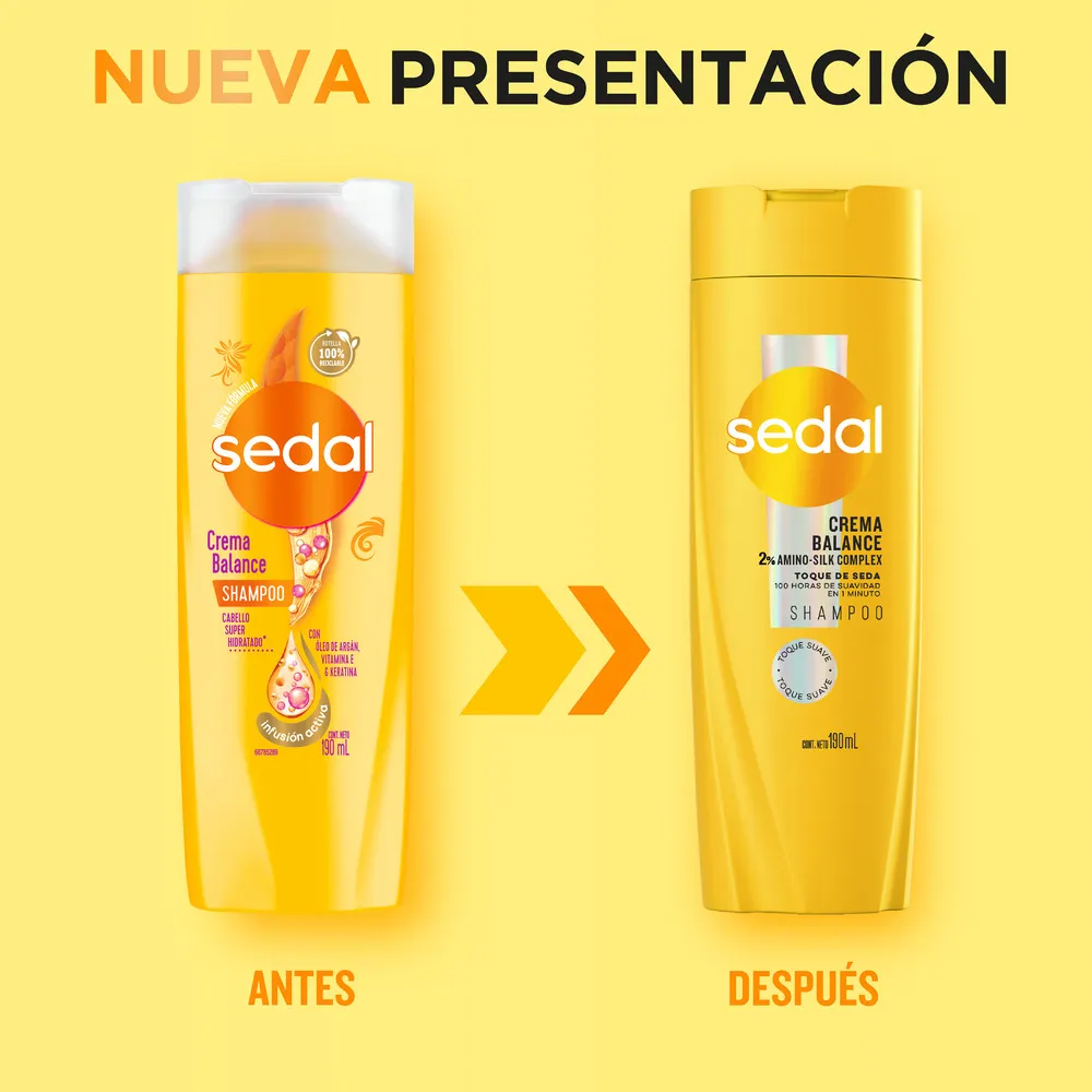 Sedal Shampoo Sedal Crema Balance Toque Seda x 190 ml