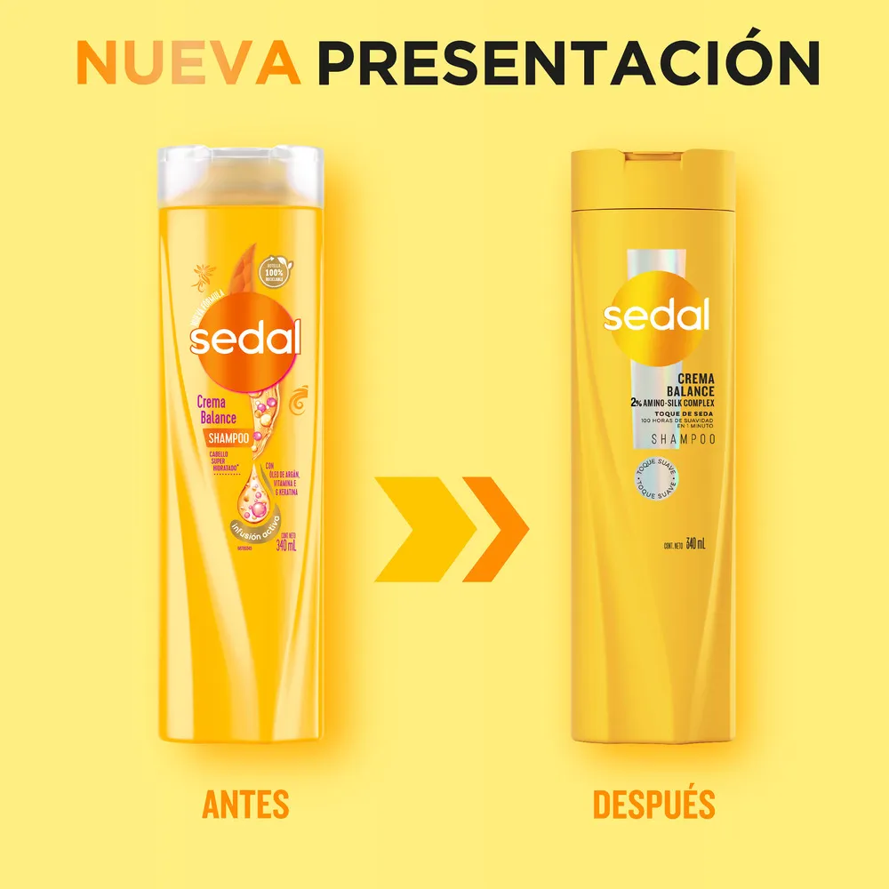 Sedal Shampoo Sedal Crema Balance Toque Seda x 340 ml