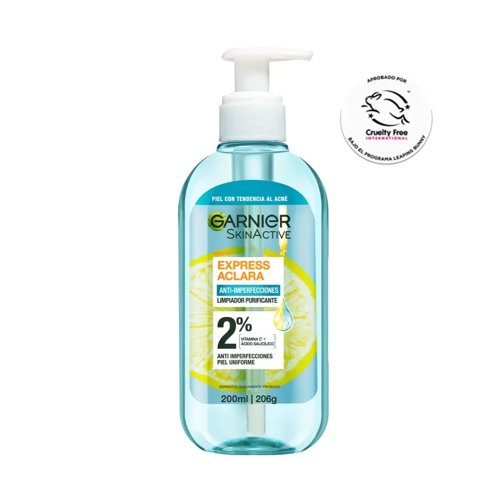 Garnier Gel de Limpieza Garnier Anti-Imperfecciones con Ácido Salicílico x 200 ml