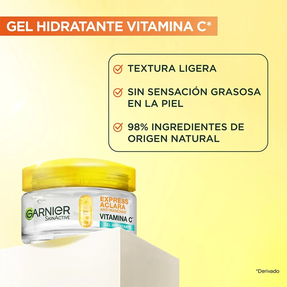 Garnier Gel Hidratante Garnier Ultra Ligero Vitamina C x 50 ml