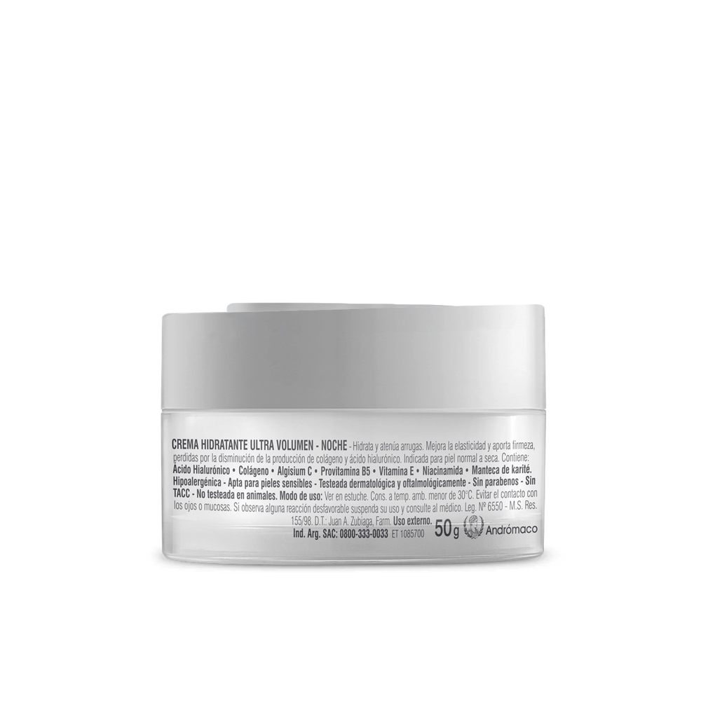 Dermaglós Crema Facial Dermaglós Ultra Volumen Hidratante de Noche x 50 g