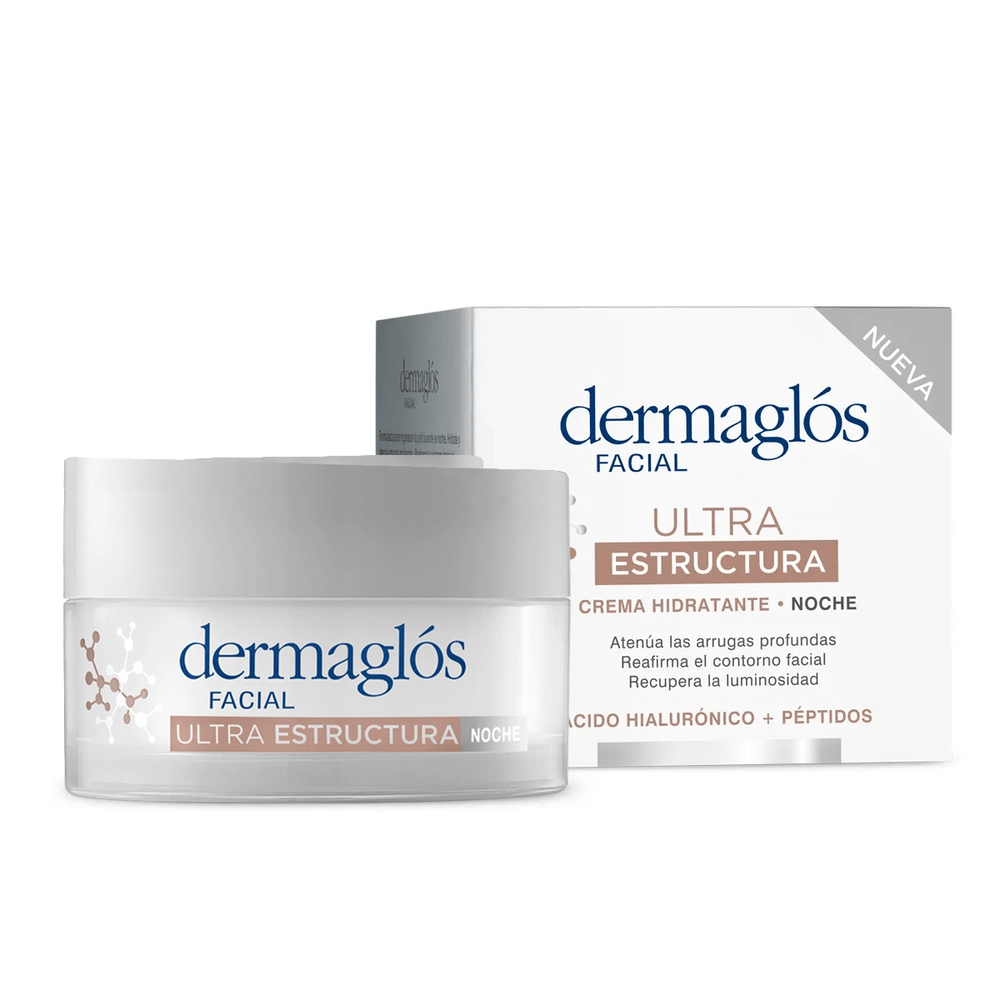 Dermaglós Crema Facial Dermaglós Hidratante de Noche Ultra Estructura x 50 g