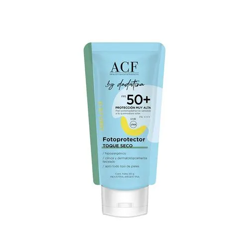 Acf Fotoprotector Acf By Dadatina Uv Spf 50+ Toque Seco x 50 g