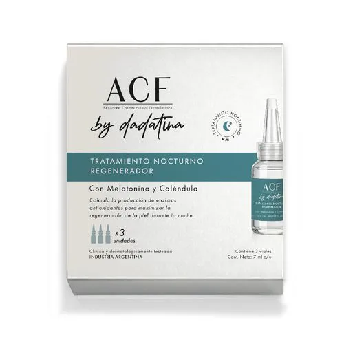 Acf Tratamiento Nocturno Regenerador Acf by Dadatina x 3 un