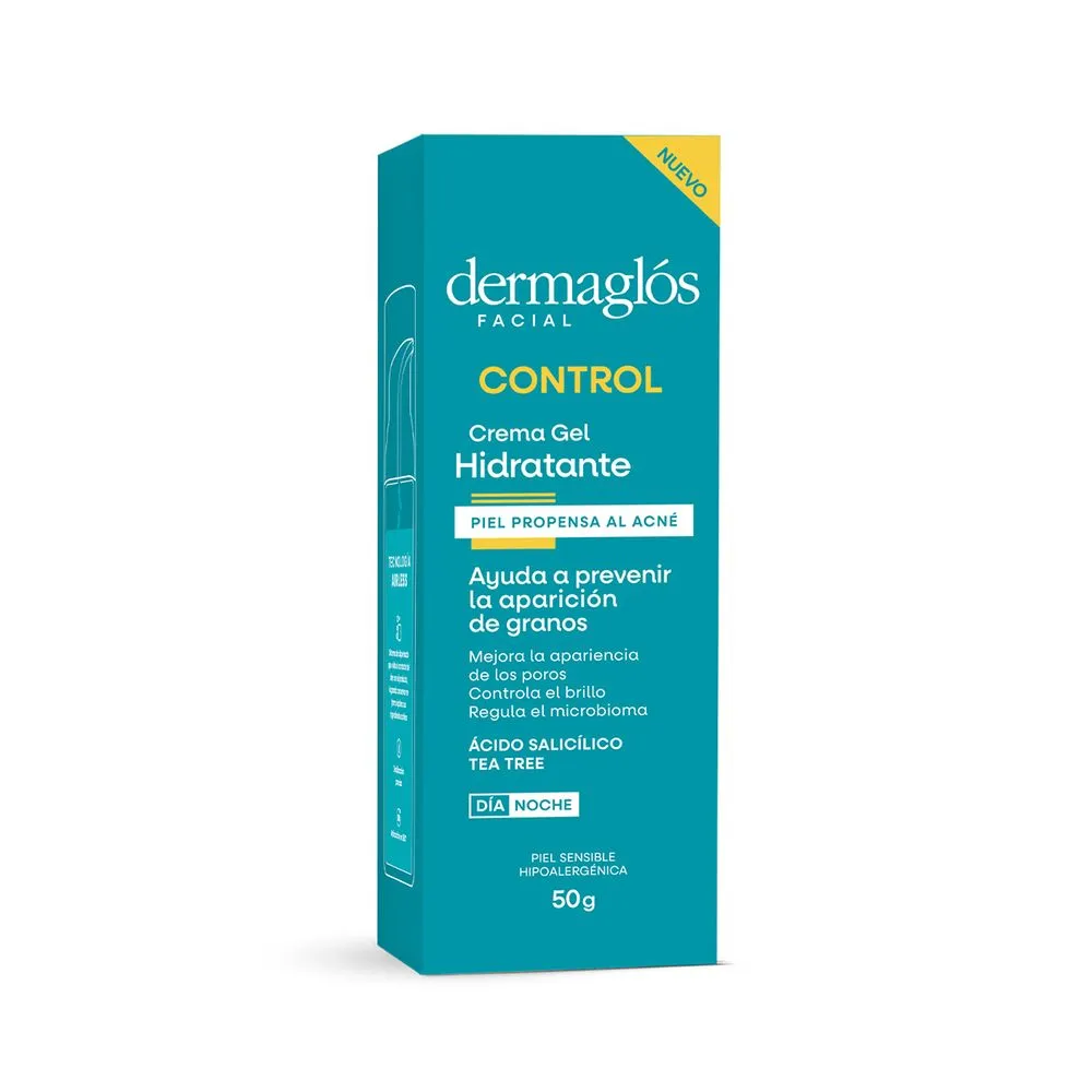 Dermaglós Crema Gel Hidratante Facial Anti Acne Dermaglos Control x 50 g