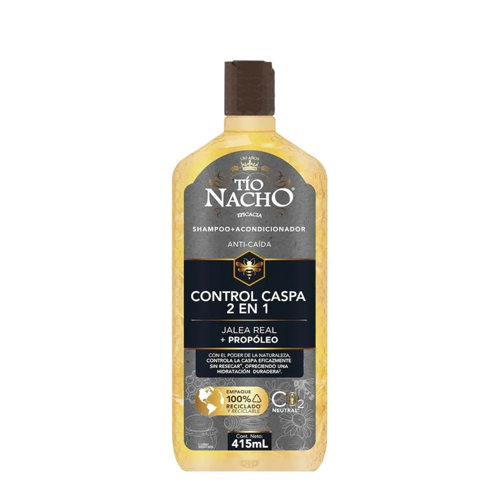 Tío Nacho Shampoo Tío Nacho Control Caspa 2 en 1 x 415 ml