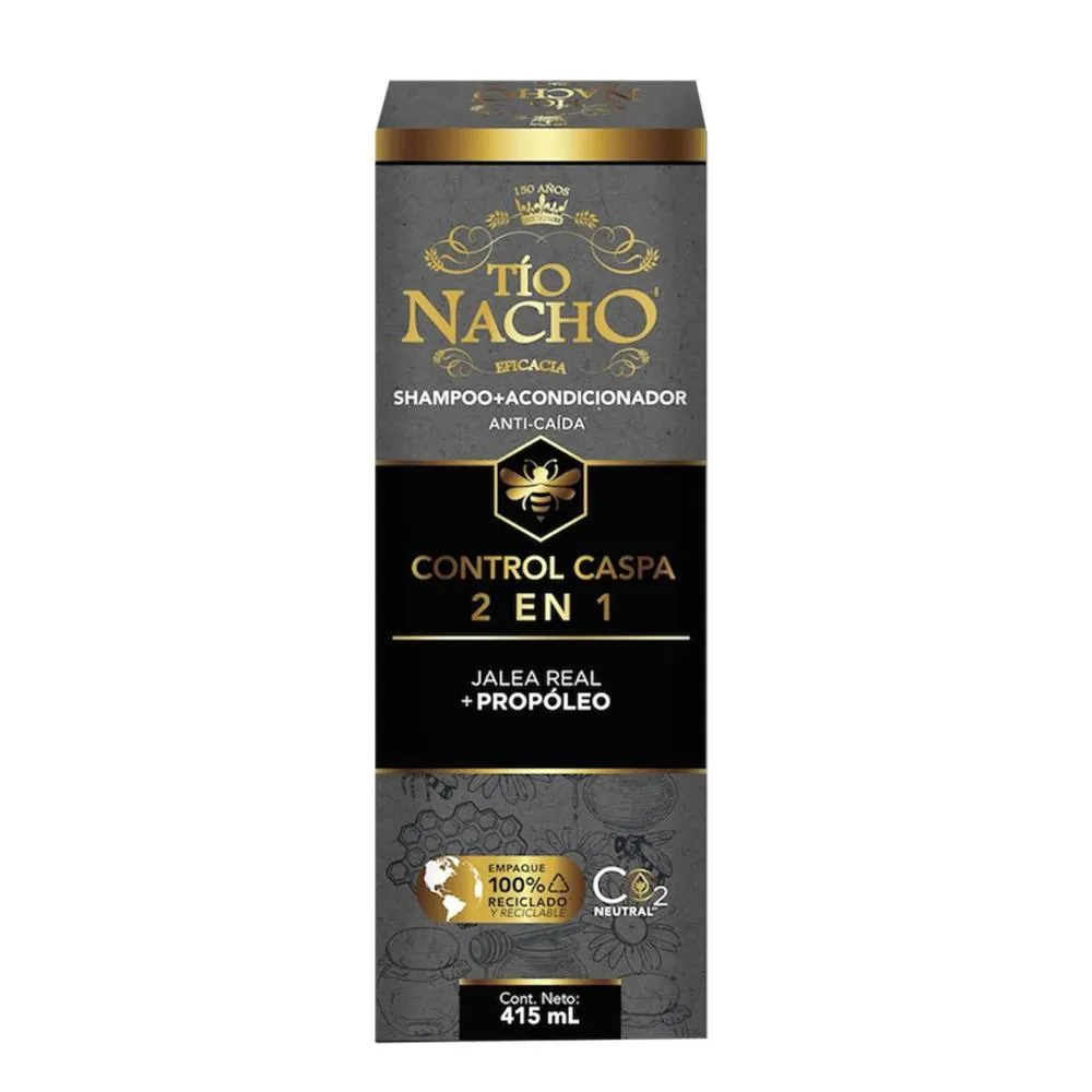 Tío Nacho Shampoo Tío Nacho Control Caspa 2 en 1 x 415 ml