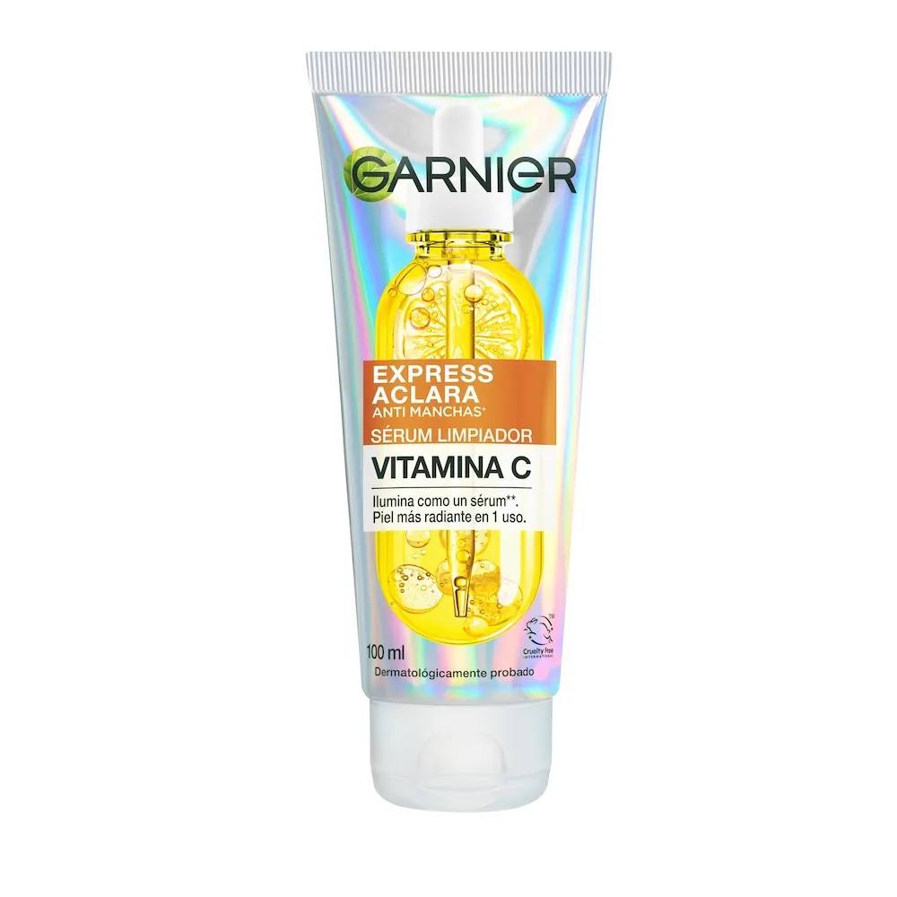 Garnier Sérum Limpiador Facial Garnier Express Aclara con Vitamina C x 100 ml
