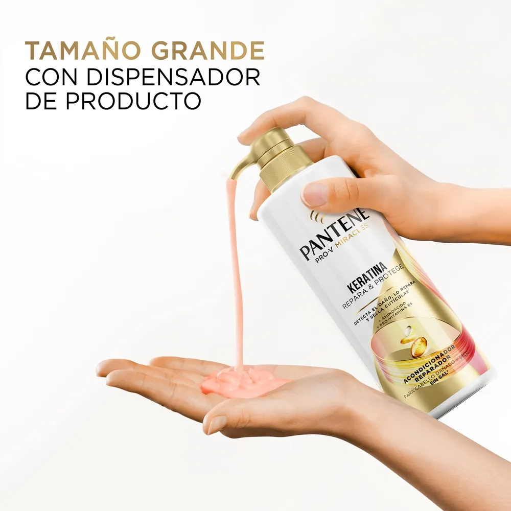 Pantene Acondicionador Reparador Pantene Pro-V Miracles Keratina Repara y Protege x 510 ml
