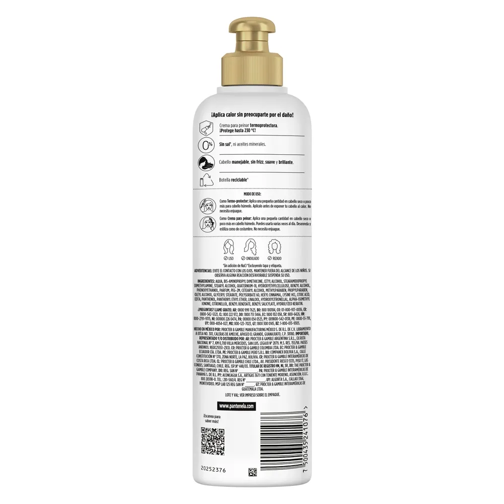 Pantene Crema para Peinar Pantene Pro-V Miracles Keratina x 300 ml