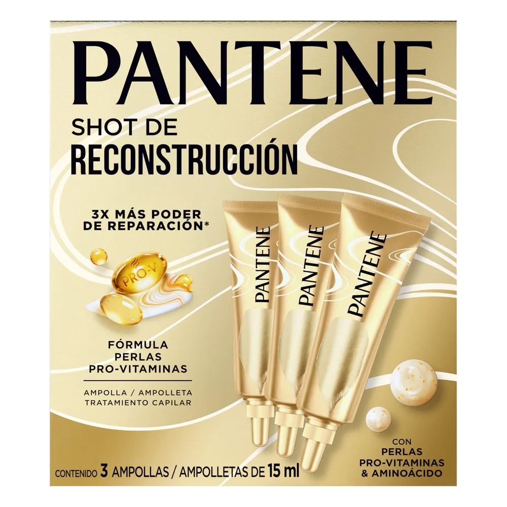 Pantene Ampollas Pantene Shot de Reconstrucción Pro-Vitaminas x 3 un