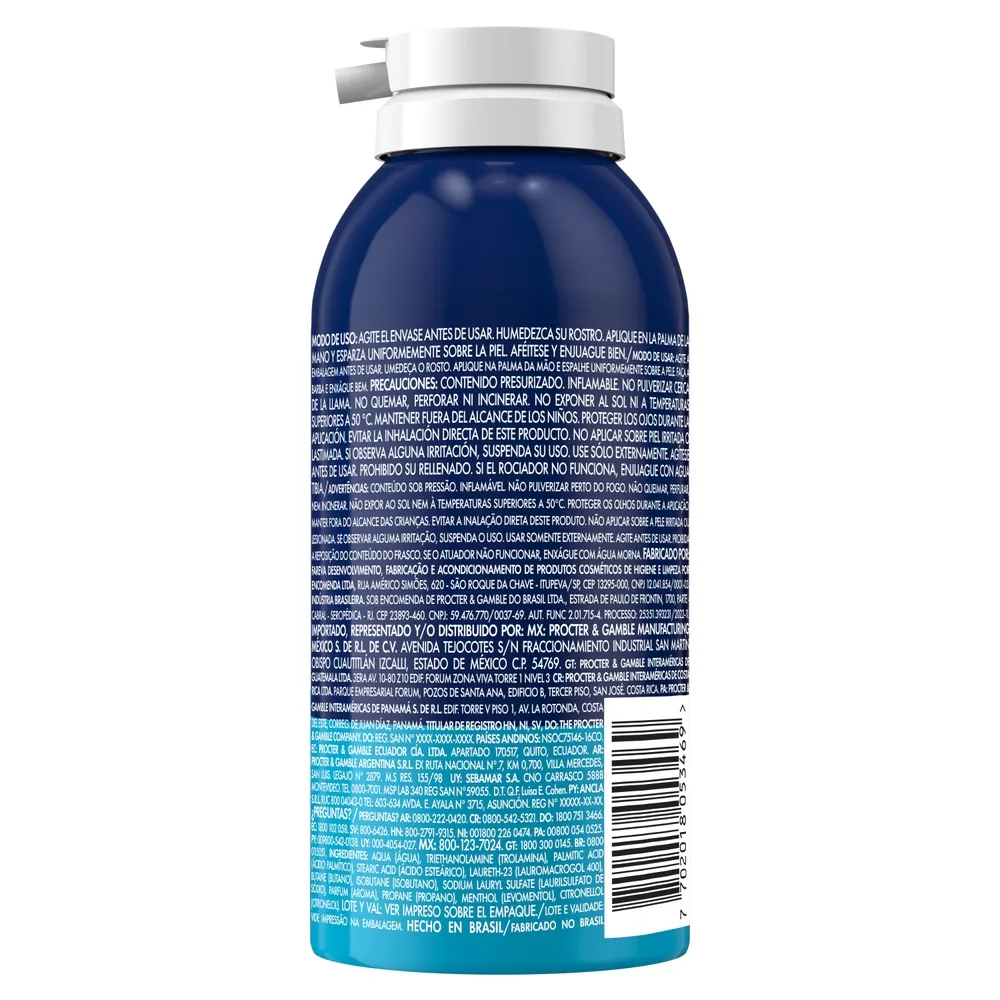 Gillette Espuma de Afeitar Gillette Foamy Mentol con Sensación Refrescante x 179 ml