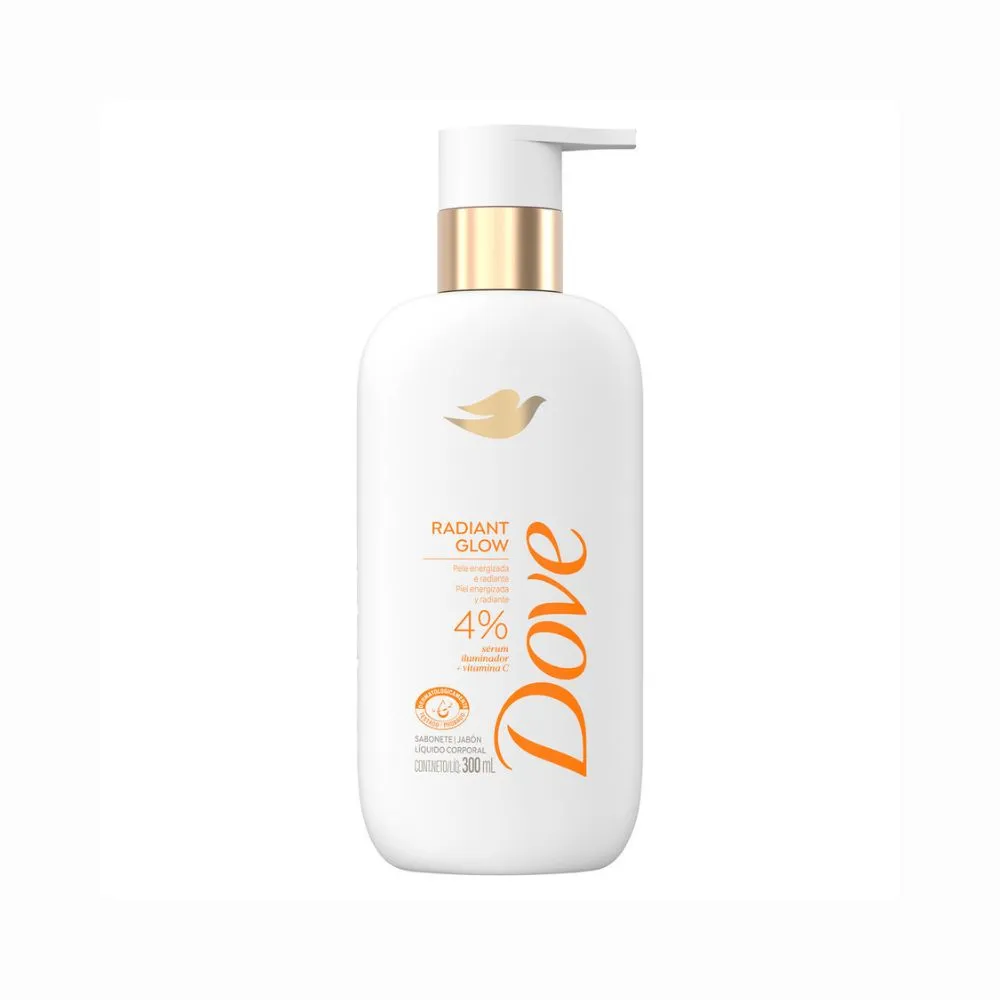 Dove Jabón Líquido Corporal Dove Radiant Glow x 300 ml