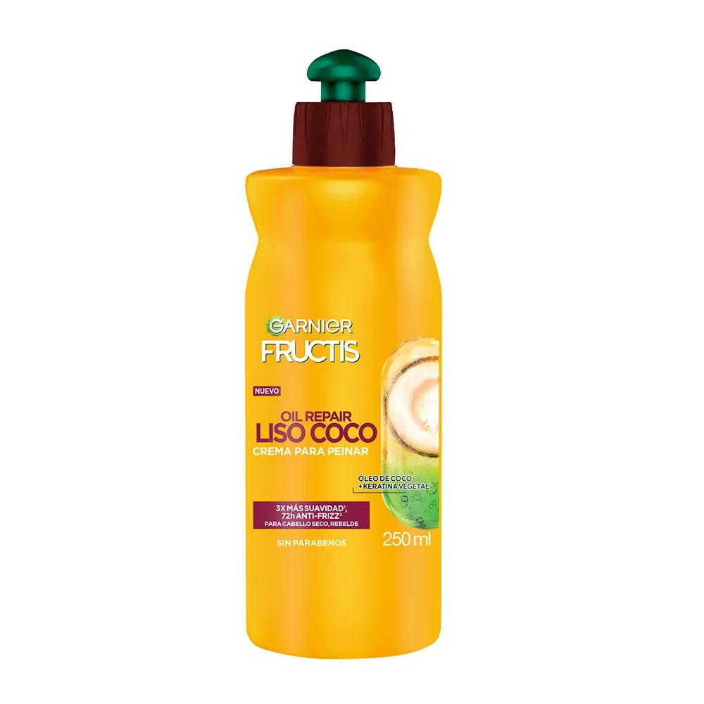 Fructis Crema para Peinar Fructis Liso Coco x 250 ml