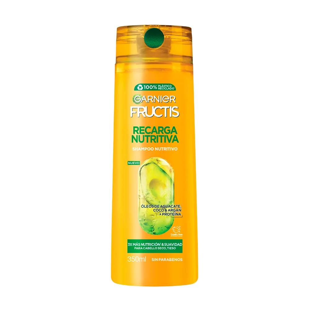 Fructis Shampoo Fructis Recarga Nutritiva x 350 ml