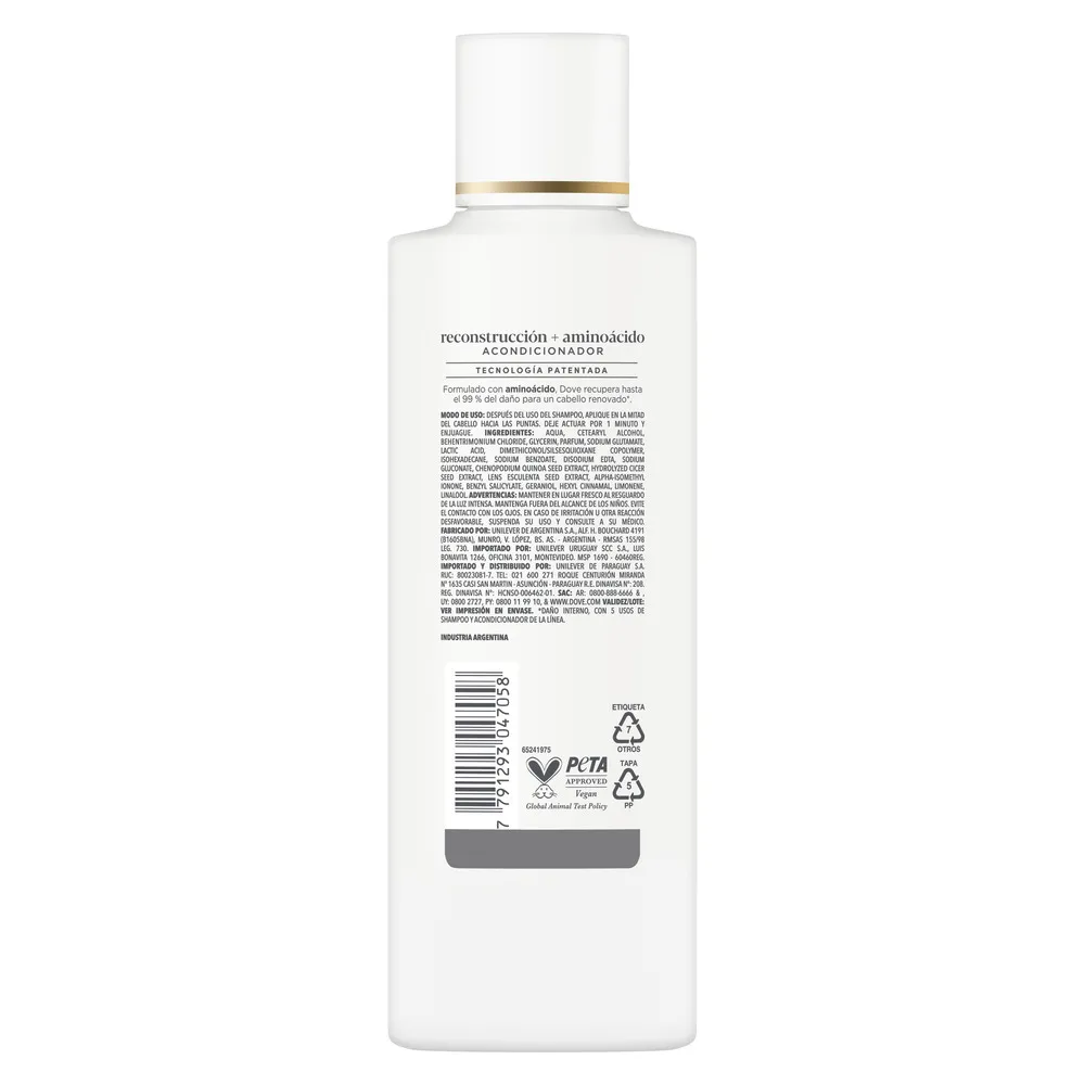 Dove Acondicionador Dove Regeneración + Retinol x 200 ml