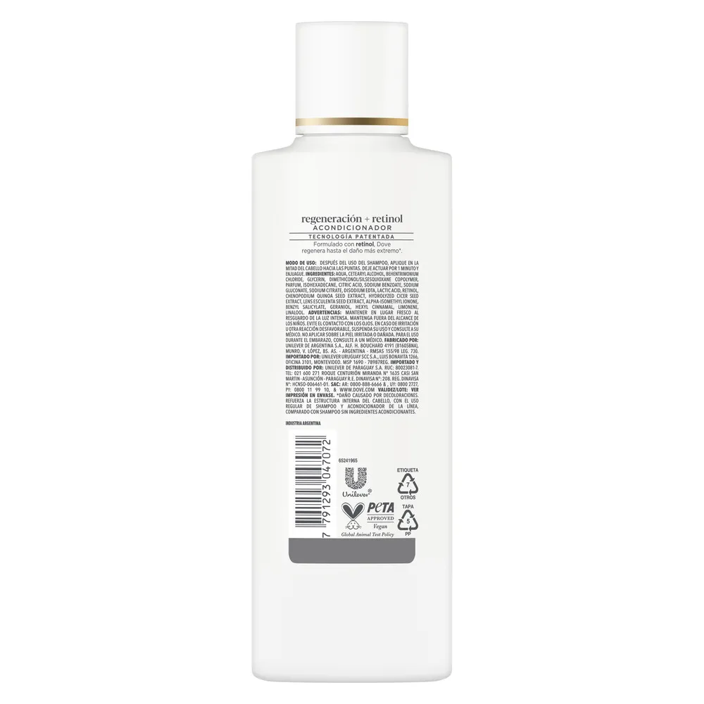 Dove Acondicionador Dove Regeneración + Retinol x 200 ml
