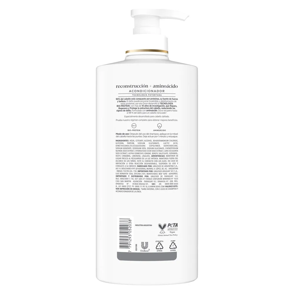 Dove Acondicionador Dove Reconstrucción + Aminoácido x 650 ml