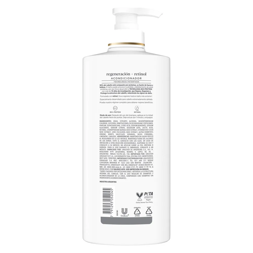 Dove Acondicionador Dove Regeneración + Retinol x 650 ml