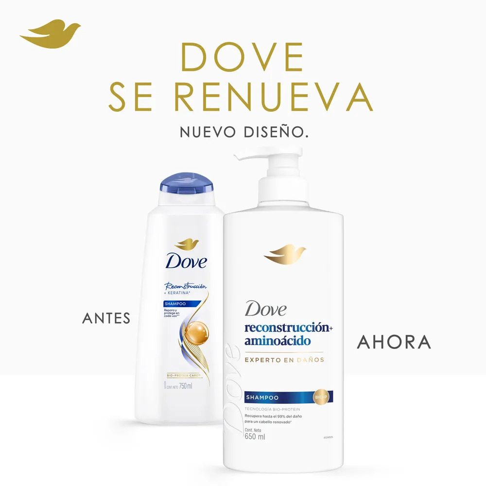 Dove Shampoo Dove Reconstrucción + Aminoácido x 650 ml