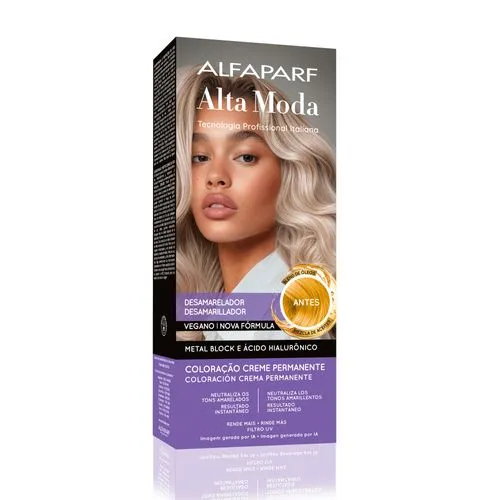 Alta Moda Kit de Coloración Alta Moda É Desamarillador