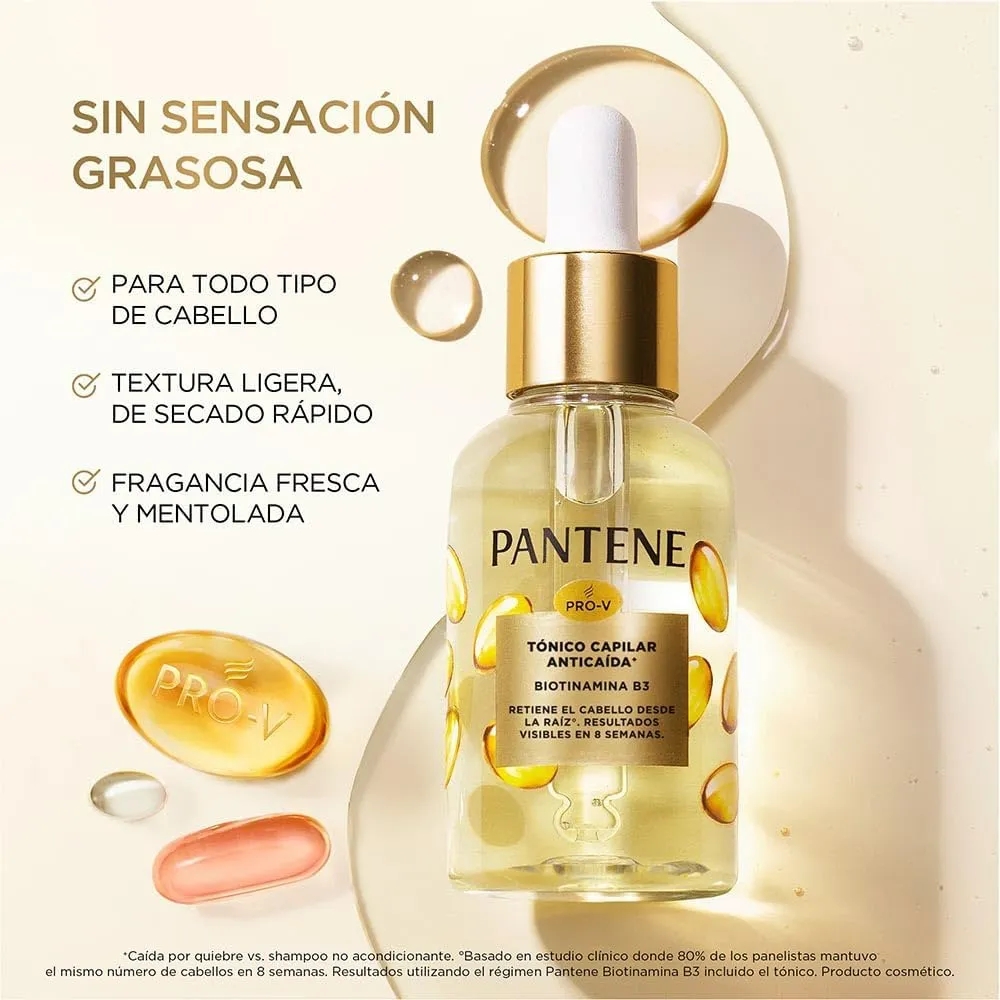 Pantene Tónico Capilar Anticaída+ Pantene Biotinamina B3 x 52 ml