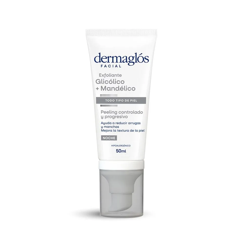 Dermaglós Exfoliante Facial Dermaglós Peeling Glicólico Mandélico x 50 ml