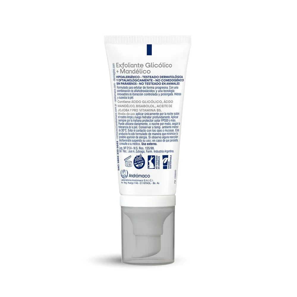 Dermaglós Exfoliante Facial Dermaglós Peeling Glicólico Mandélico x 50 ml