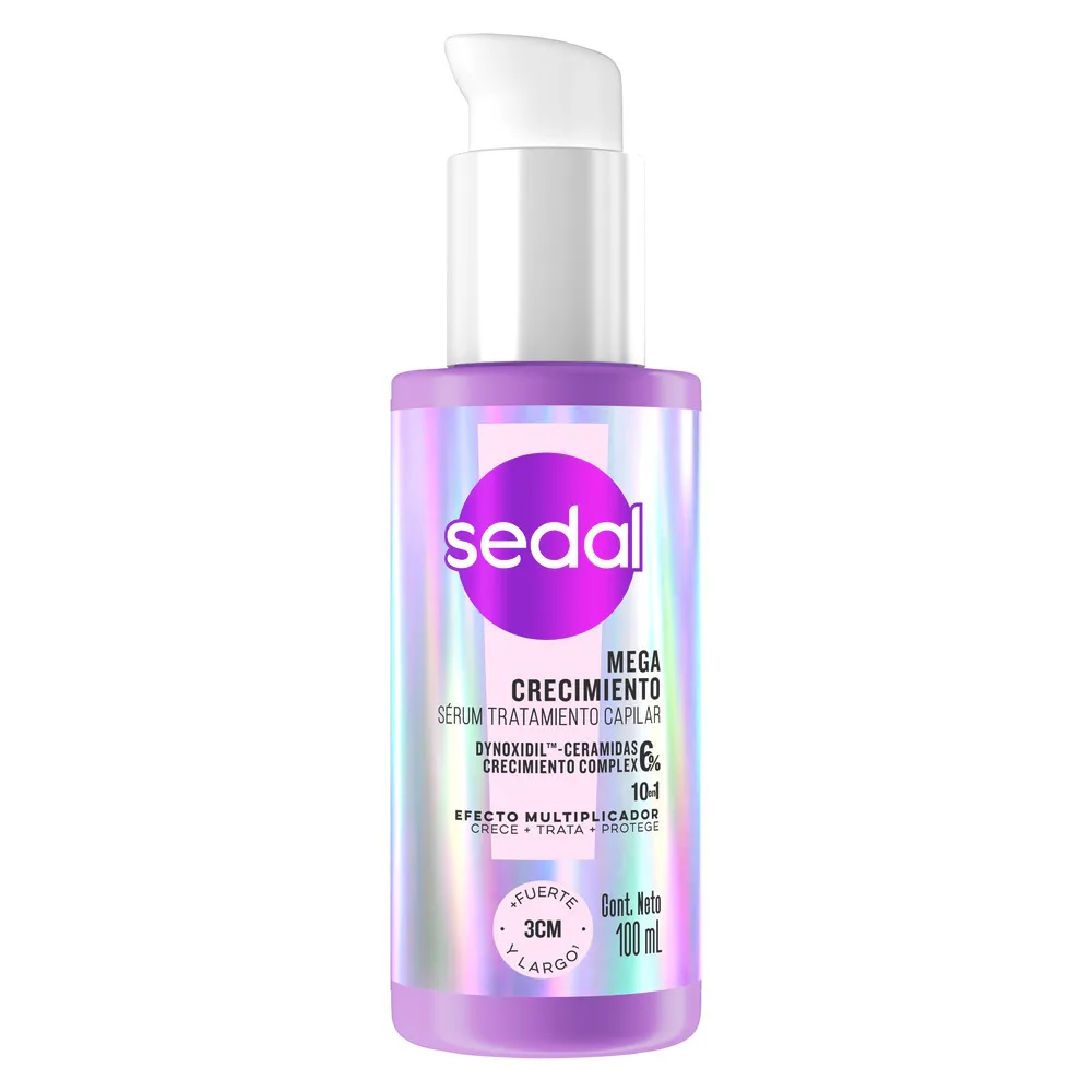 Sedal Sérum Tratamiento Sedal Mega Crecimiento x 100 ml