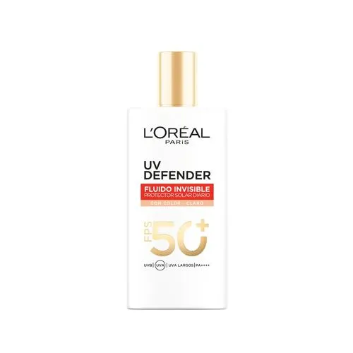 L'Oréal París Protector Solar L'Oréal Paris UV Defender Fluido Tono Claro Fps 50+ x 40 g