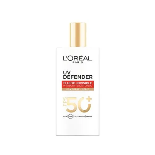 L'Oréal París Protector Solar L'Oréal Paris UV Defender Fluido Tono Medio Fps 50+ x 40 g
