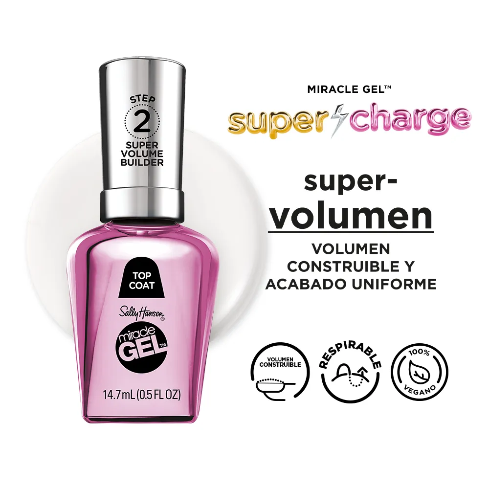 Sally Hansen Esmalte para Uñas Sally Hansen Top Coat 114 Super Vol Builder x 14,7 ml
