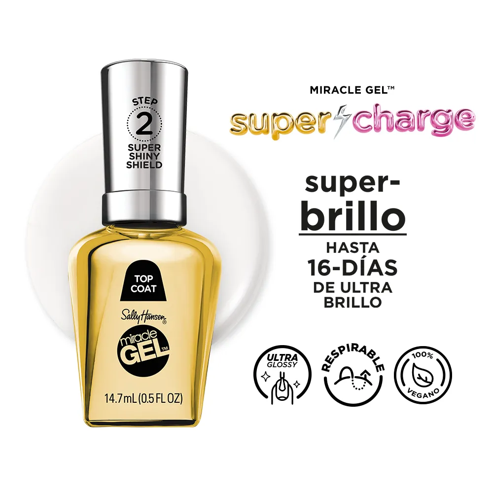 Sally Hansen Esmalte para Uñas Sally Hansen Top Coat 115 Super Shiny x 14,7 ml