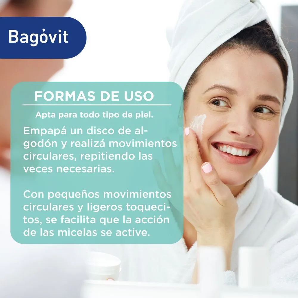 Bagóvit Agua Micelar Facial Bagóvit Pro Bio Detox x 200 ml