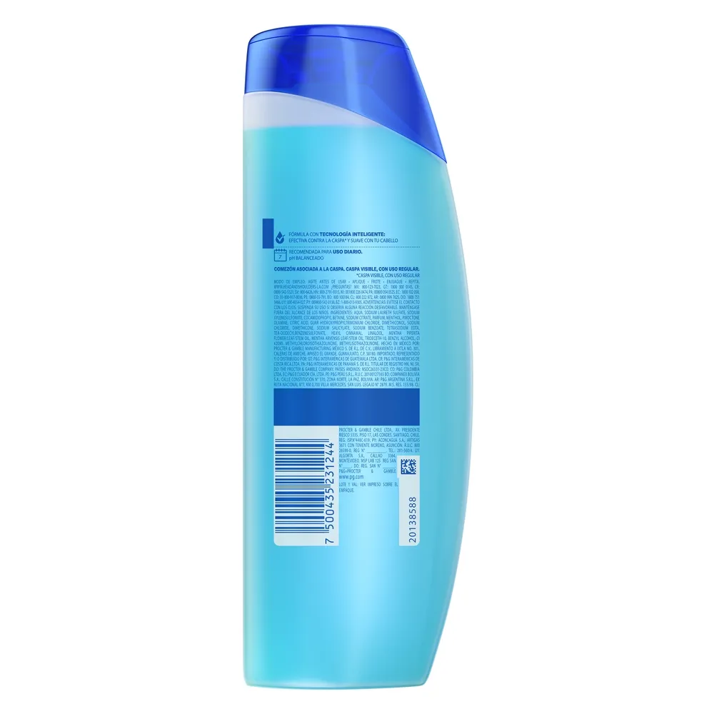 Head and Shoulders Shampoo Head & Shoulders Control Caspa Anti-Comezón x 180 ml