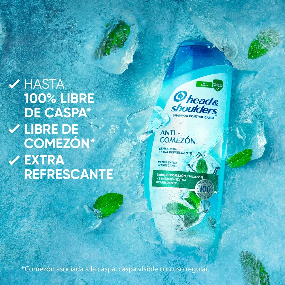 Head and Shoulders Shampoo Head & Shoulders Control Caspa Anti-Comezón x 180 ml