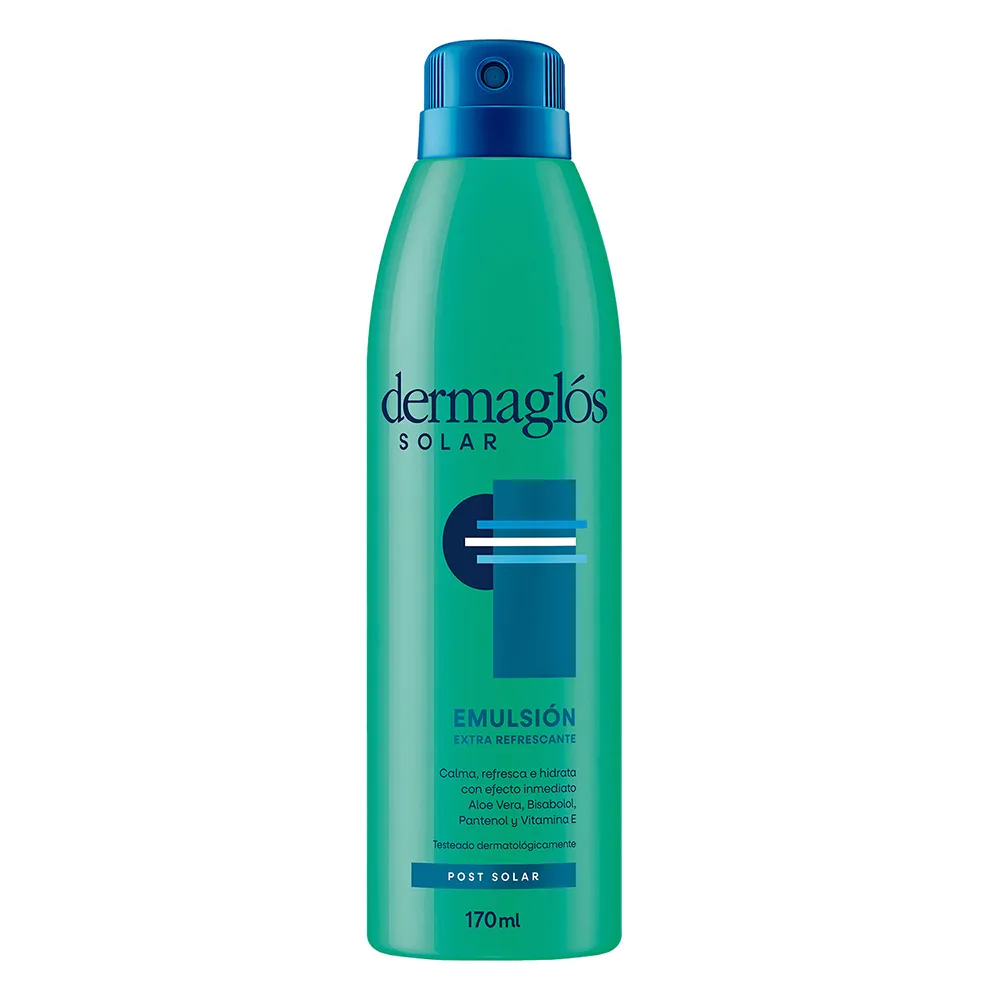 Dermaglós Emulsión Post Solar Dermaglós Extrarefrescante Spray Continuo x 170 ml