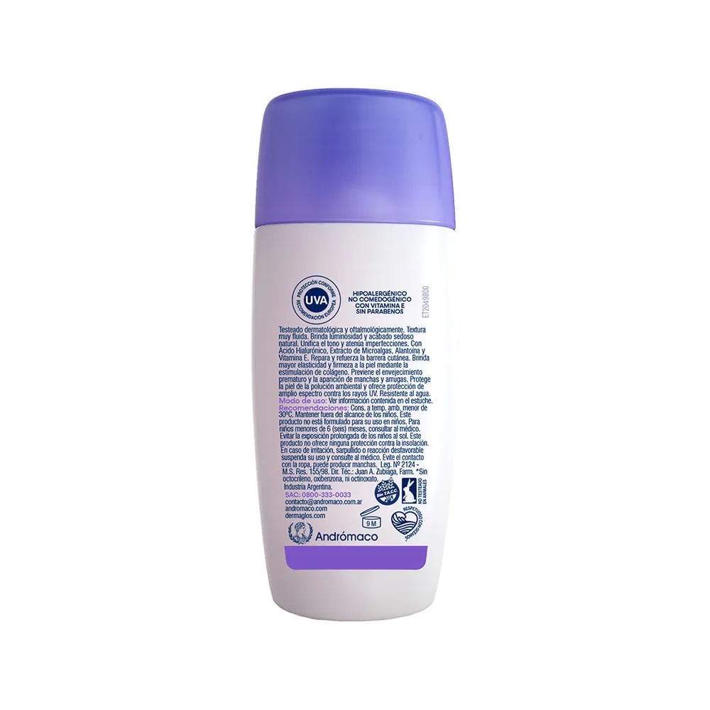 Dermaglós Protector Solar Fluido Dermaglós Tono 1 Fps 50 x 50 g