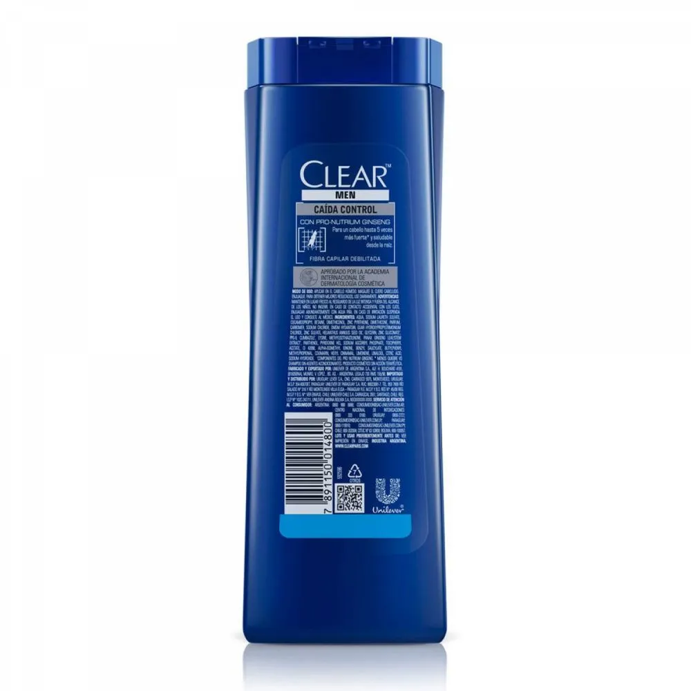 Clear Shampoo caida control men 200ml